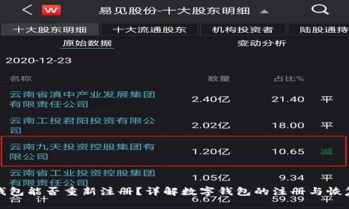 数字钱包能否重新注册？详解数字钱包的注册与恢复流程