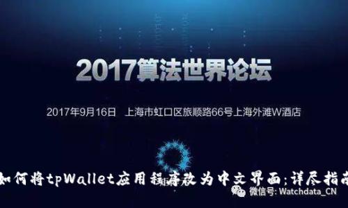如何将tpWallet应用程序改为中文界面：详尽指南